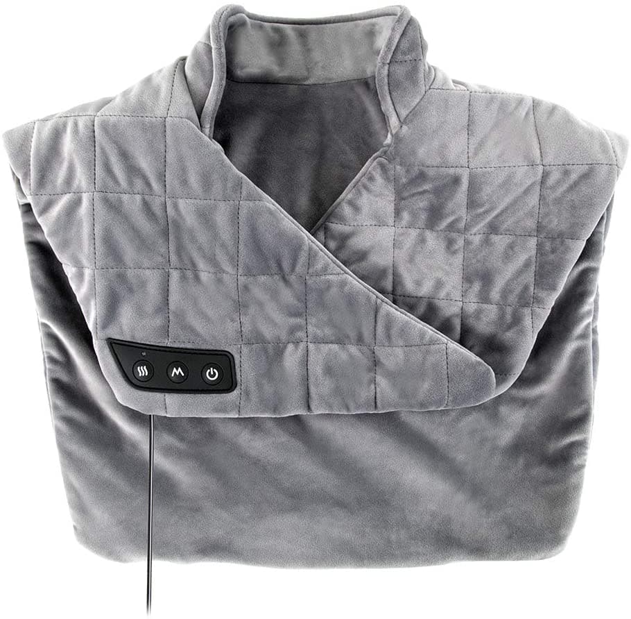 Osaki Shoulder Microfiber Heating Shawl with 2 Vibration Modes - Senior.com Heating Pads & Blankets
